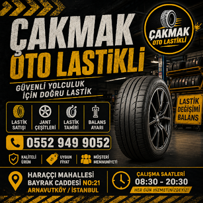 ÇAKMAK OTO LASTİK & 7/24 YOL YARDIMI işletme görseli